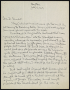 Letter from Harry Turney-High to Ruth Benedict, July 18, 1939