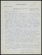 Letter from Jack Starkweather to Ruth Benedict, October 31, 1939