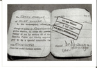 Black and White photograph of Jerry Musona's constabulary appointment papers