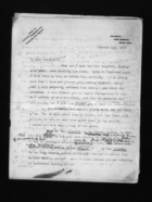 Typewritten unsigned letter to Bronislaw Malinowski, October 26, 1916, and typewritten field notes on baskets