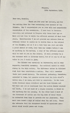 Letter from E. J. Braatvedt to Agnes Winifred Hoernle, September 12, 1934