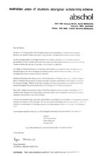 Letter from Bryan Havenhand, ABSCHOL