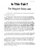 Is This Fair? The Margaret Bailey Case