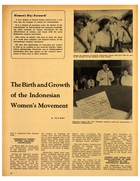 The Birth and Growth of the Indonesian Women's Movement (Part II)