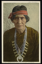 An Old Navajo Indian Medicine Man, New Mexico