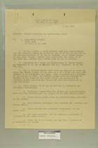 Memo from L. K. Ladue re: French Situation in Northwestern Italy, May 10, 1945