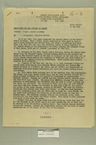 Memorandum for the Officer in Charge re: Preliminary Situation Report, May 10, 1945