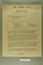 Memo from T. J. Conway re: Notes on Conference with Gen. Doyen, July 7, 1945