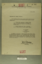 Memo from Willis D. Crittenberger to General Truscott, July 2, 1945