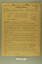 Top Secret Memo from Gen. Lyman Lemnitzer to Gens. Gruenther, McCreery and Truscott, June 1945