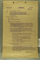 Top Secret Memo from Field Marshal Alexander to British Commanders Discussing French Attempt to Install Government in Northern Italy, June 1945