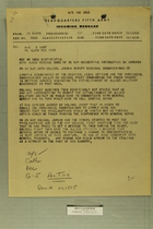Memo from Fourth Corps to U.S. Fifth Army HQ on French Resistance to Allied Military Gov't in No. Italy, May 1945