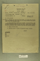 Top Secret Memo from Truscott to 15th Army Group, May 14, 1945