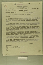 Top Secret Memo from Gen. Truscott to Gen. Clark, May 9, 1945