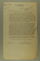 Memo from D. W. Ketcham re: Organization of Division of Texas Cavalry, January 24, 1918