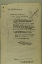 Memos from Henry Jervey and Lutz Wahl re: Additional Troops for Western Department, March 7, 1918