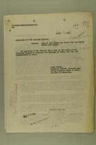 Memo from Lutz Wahl re: Raid of Jose Sedano and Others from the United States into Mexico, April 11, 1918