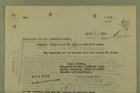Memo from Lutz Wahl re: Report upon the Raid on Neville's Ranch, April 11, 1918