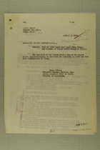 Memo from Lutz Wahl re: Raid of Indio Ranch near Eagle Pass, Texas, and Crossing of United States Troops to Mexico, April 23, 1918