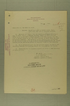 Memo from Henry Jervey re: Report that Raid on White's Ranch, Texas, April 21st, was Made by Carranza Soldiers, May 10,1918