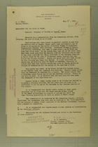 Memo from Henry Jervey re: Stopping of Traffic at Zapata, Texas, May 11, 1918