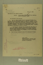 Memo from Henry Jervey re: Firing across Mexican Border near Guadalupe State of Chihuahua, Mexico, May 22, 1918