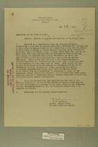 Memos from E. D. Anderson and Henry Jervey re: Seizure of Supplies from Mexicans at La Gurlla, Texas, May 24, 1918
