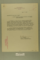 Memos from E. D. Anderson and Henry Jervey re: Presence of Mexican Soldiers on the Papago Indian Reservation, May 31, 1918