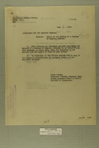 Memo from Henry Jervey re: Report on the Killing of a Mexican at Nogales, Arizona, June 6, 1918
