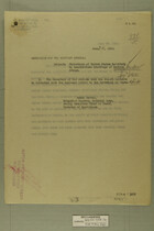 Memo from Henry Jervey re: Violations of United States Territory by Unauthorized Crossings of Mexican Troops, June 1918