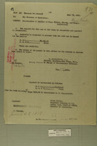 Memo from P. Junkersfeld re: Construction of Shelter at Camps Ysidro, Tacote, and Camps, June 1918