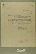 Memo from Henry Jervey re: Firing upon Mexican Custom Inspectors by United States Soldiers, August 1918