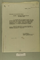Memo from E. D. Anderson re: Matillidad Aejuiles, Mexican of Villa's Aray, August 27, 1918