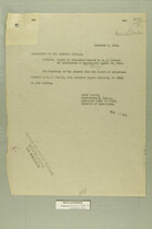 Memos from Henry Jervey and Robert E. Wyllie re: Report of Brigadier-General D.R.C. Cabell on Disturbance at Nogales on August 27, 1918 and Importations from Mexico, Big Bend District, November, 1918