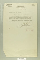 Memo from John M. Dunn and Henry Jervey re: Private David Treib, Medical Corps. and Organization of Armed Bands at Ruidosa and El Indio, Texas, for Raids Into Mexico, February-March, 1919