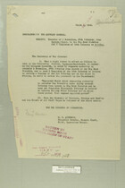 Memo from E. D. Anderson re: Transfer of 1 Battalion, 37th Infantry, from Laredo,Texas, to the Big Bend District and 2 Companies of 19th Infantry to Arizona, March 6, 1919