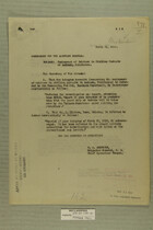 Memos from E. D. Anderson re: Employment of Soldiers in Civilian Pursuits at Andrade, California, March 21, 1919