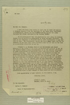 Letter from Peyton C. March to Mr. Sumners, April 16, 1919