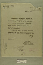 Memo from Henry Jervey to the Secretary of State, April 4, 1919