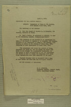 Memo from E. D. Anderson re: Engagement of Troop M, 8th Cavalry, with Bandits March 2, 1919, April 4, 1919