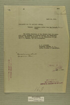 Memo from E. D. Anderson re: Anonymous Letter from Sam Fordyce, Texas, April 15, 1919