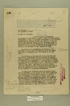 Letter from Newton D. Baker to the Secretary of State, June 3,1919