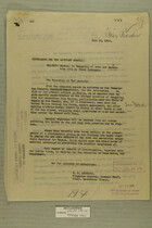 Memos Regarding Smuggling of Arms and Ammunition into Mexico by Yaqui Indians, June 12-30, 1919