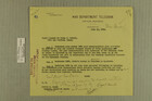 Telegram from Peyton C. March to De Rosey C. Cabell, June 21, 1919