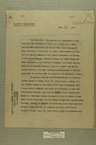 Letter from the Secretary of War to the Secretary of State, June 23, 1919