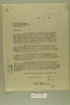 Letter from Peyton C. March to the Hon. Carl Hayden, July 14, 1919