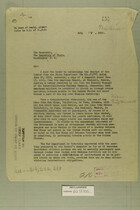 Letter from Newton D. Baker to the Secretary of State, July 14, 1919