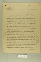 Letter from Secretary of War to Secretary of State, Oct. 14, 1919