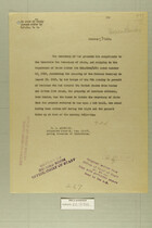 Letter from the Secretary of War to the Secretary of State, Oct. 23,1919