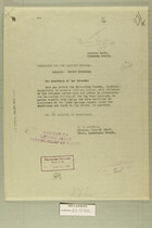 Letters from Newton D. Baker to Secretary of State; and from E. D. Anderson to Adjutant General, Jan. 10 and 16, 1920